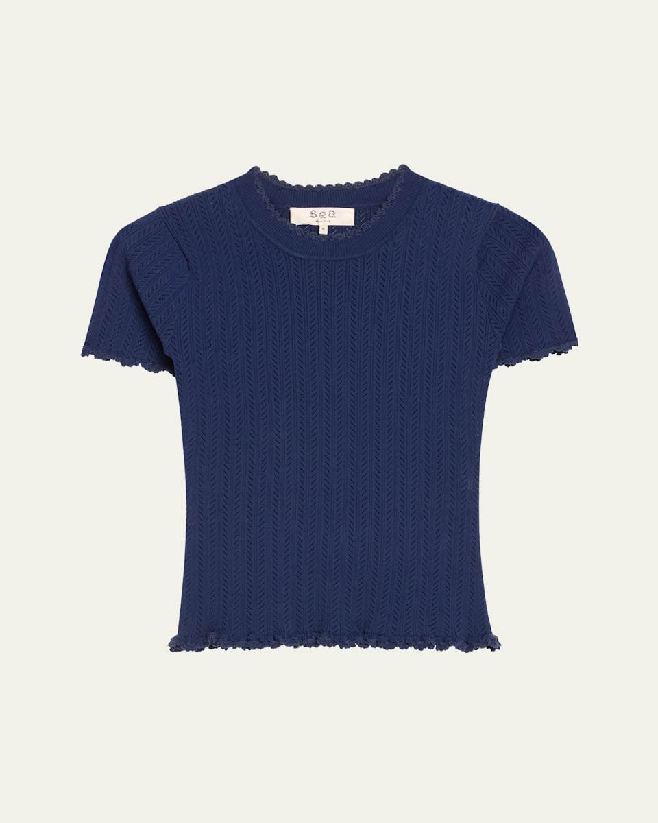 Abbie Knit Short-Sleeve T